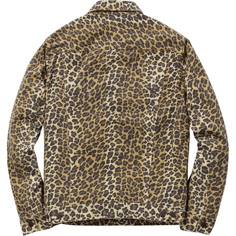 Supreme Leopard Denim Jacket - Colorway