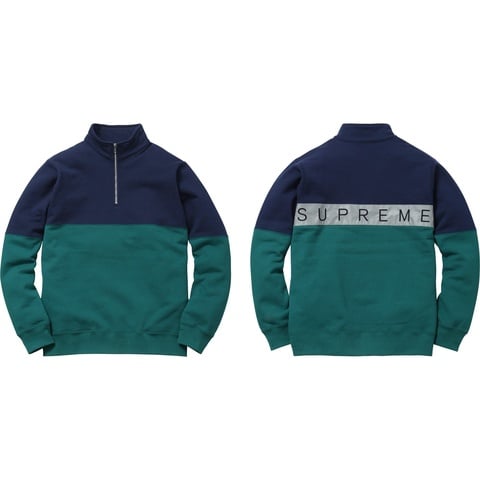Supreme 2-Tone 3M® Reflective Half Zip Sweat - Colorway