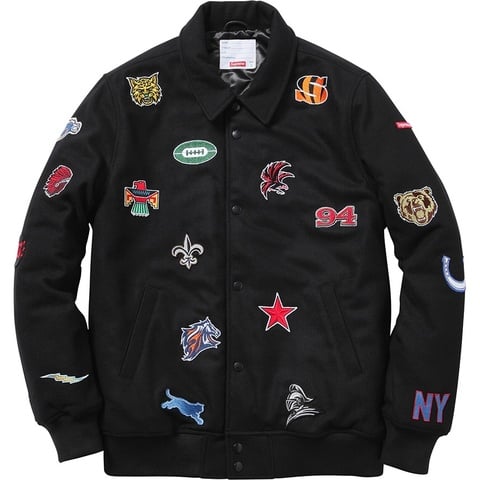 Denim Twill Varsity Jacket - fall/winter 2014 - Supreme