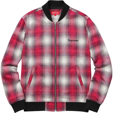 Shadow Plaid Bomber - spring/summer 2016 - Supreme