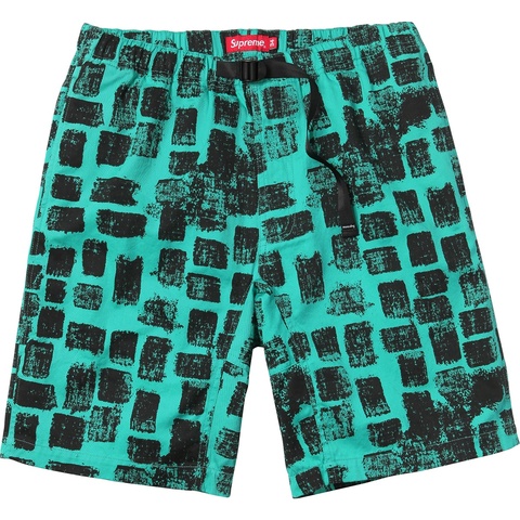 パンツ SUPREME14ss BLOCK PRINT BELTED SHORTS Block Print Belted Short - spring/summer 2014 - Supreme