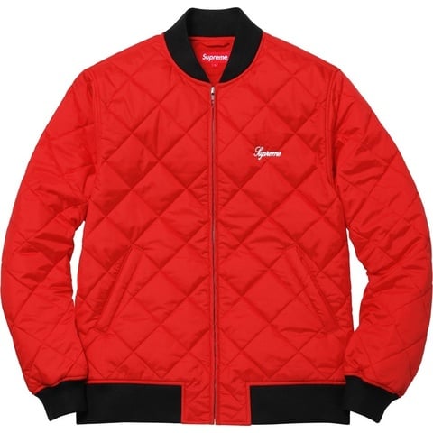 Supreme Sequin Patch Quilted Bomber - Colorway