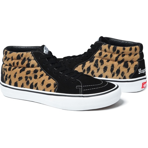 Supreme Vans Velvet Leopard SK8 Mid - Colorway