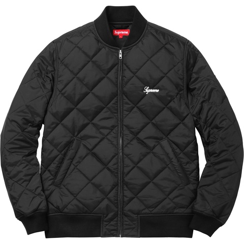 Supreme Sequin Patch Quilted Bomber - Colorway