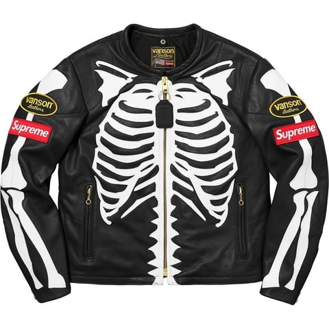 Supreme®/Vanson® Leather Bones Jacket - Supreme