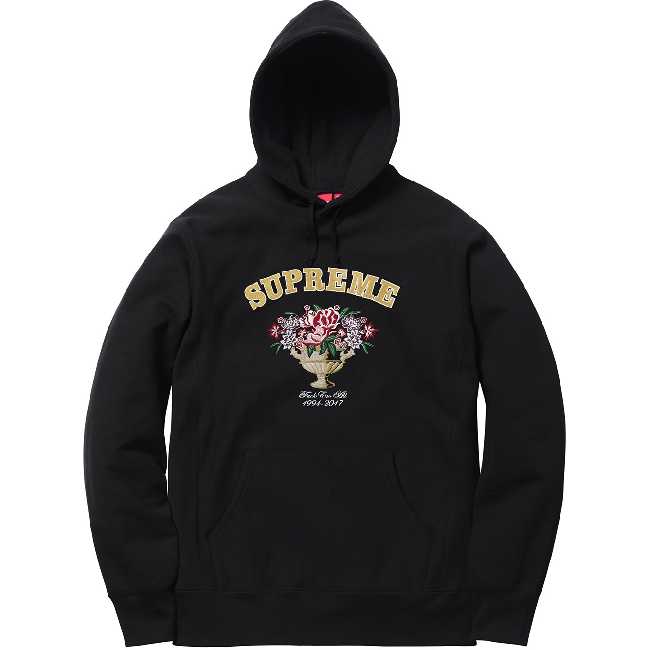 Supreme Centerpiece Hooded Sweatshirt (FW17) - $158