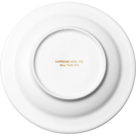 Supreme Gold Trim Ceramic Ashtray - Colorway