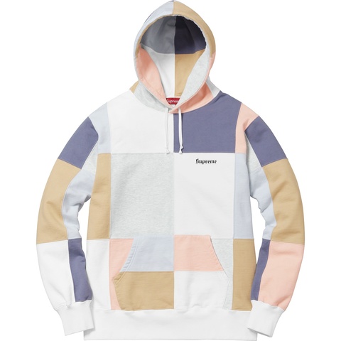 Supreme Patchwork Hooded Sweatshirt - Colorway