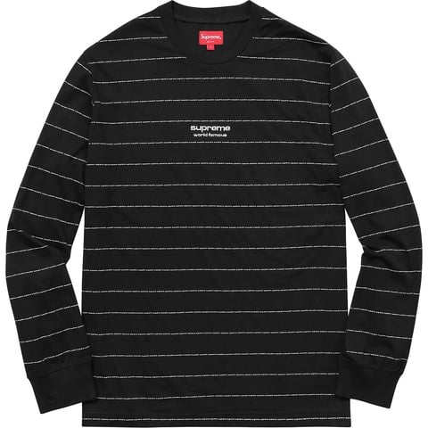 Supreme Logo Stripe L/S Top - Colorway