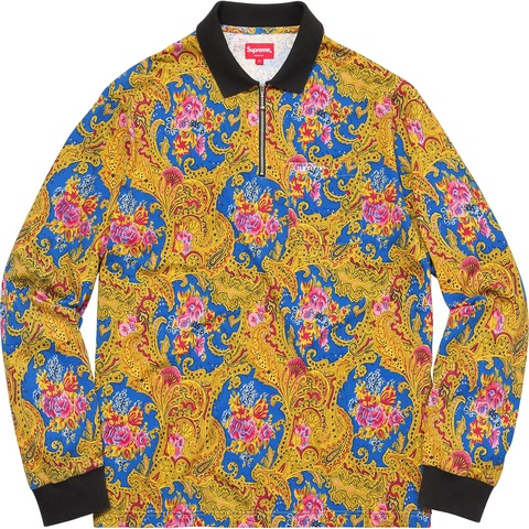 Supreme Paisley L/S Polo - Colorway