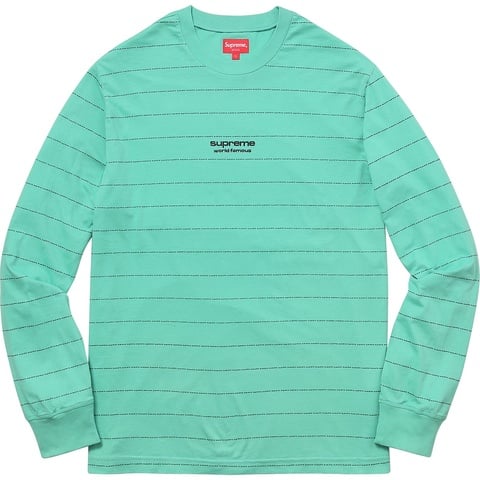 Supreme Logo Stripe L/S Top - Colorway