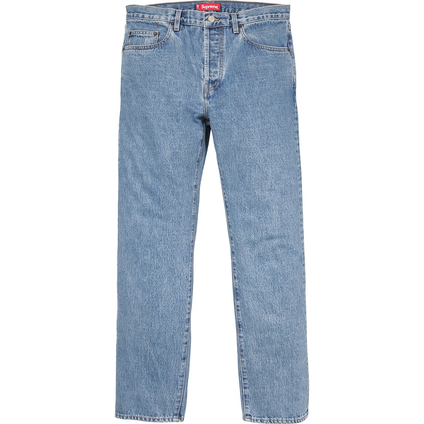 Supreme Stone Washed Slim Jeans (FW17) - $158