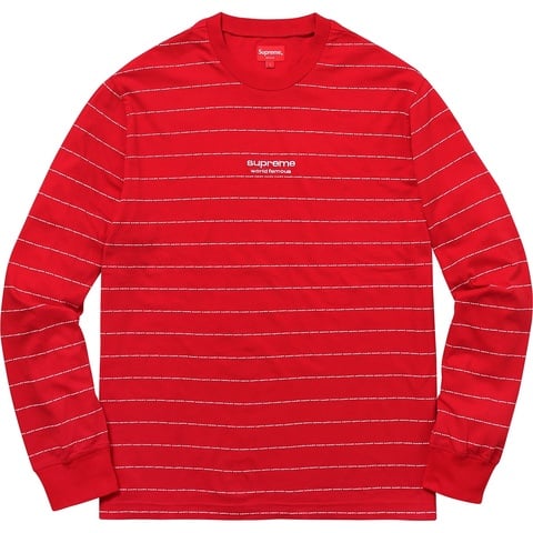Supreme Logo Stripe L/S Top - Colorway