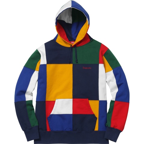 Supreme Patchwork Hooded Sweatshirt - Colorway