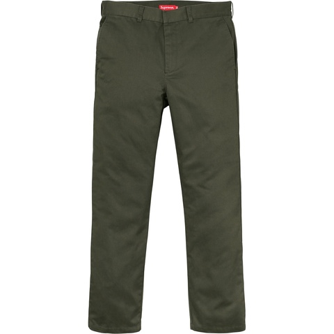 2017SS Supreme Work Pant Olive 34 オリーブ Work Pant - spring/summer 2017 - Supreme