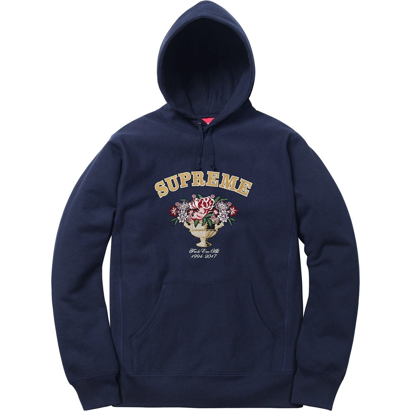 トップス Supreme Flowers llic Sweater Black Supreme Flocked Logo Sweater (FW24) - $168