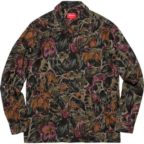 Supreme Painted Floral Rayon Shirt - Colorway