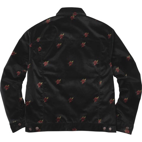 Velvet Trucker Jacket - fall/winter 2017 - Supreme