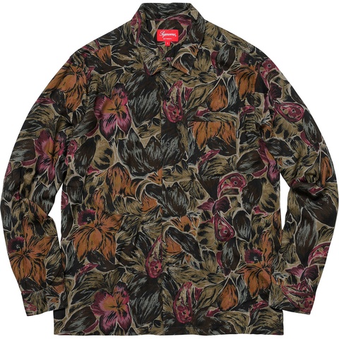 Supreme Painted Floral Rayon Shirt - Colorway
