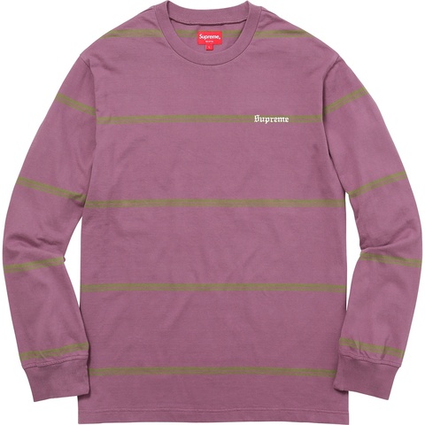 Supreme Striped L/S Top - Colorway