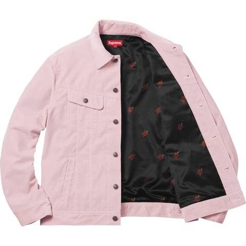 ジャケット・アウター Supreme 17aw velvet trucker jacket Velvet Trucker Jacket - fall/winter 2017 - Supreme