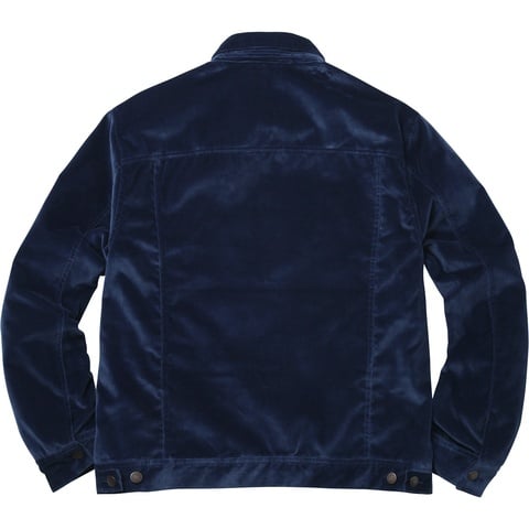 Velvet Trucker Jacket - fall/winter 2017 - Supreme