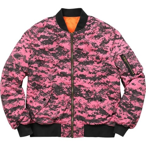 Supreme 17AW Digi Camo MA-1 ボンバージャケット Digi Camo MA-1 - fall/winter 2017 - Supreme
