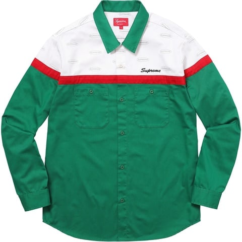 Color Blocked Work Shirt - fall/winter 2017 - Supreme
