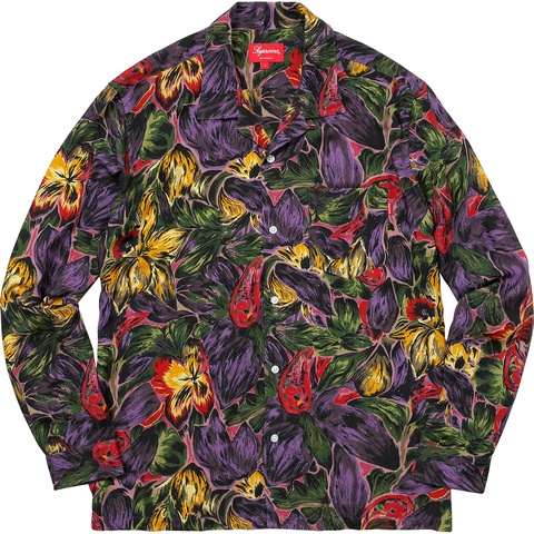 Supreme Painted Floral Rayon Shirt - Colorway