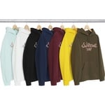 Supreme Brush Logo Hooded Sweatshirt (FW17)