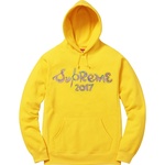 Supreme Brush Logo Hooded Sweatshirt (FW17)