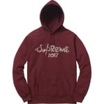 Supreme Brush Logo Hooded Sweatshirt (FW17)