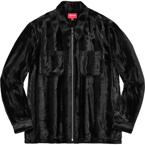 Supreme Cheetah Pile Zip Up Shirt - Colorway