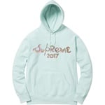 Supreme Brush Logo Hooded Sweatshirt (FW17)