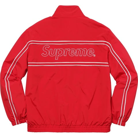 Supreme piping track jacket 17AW セットアップ Piping Track Jacket - fall/winter 2017 - Supreme