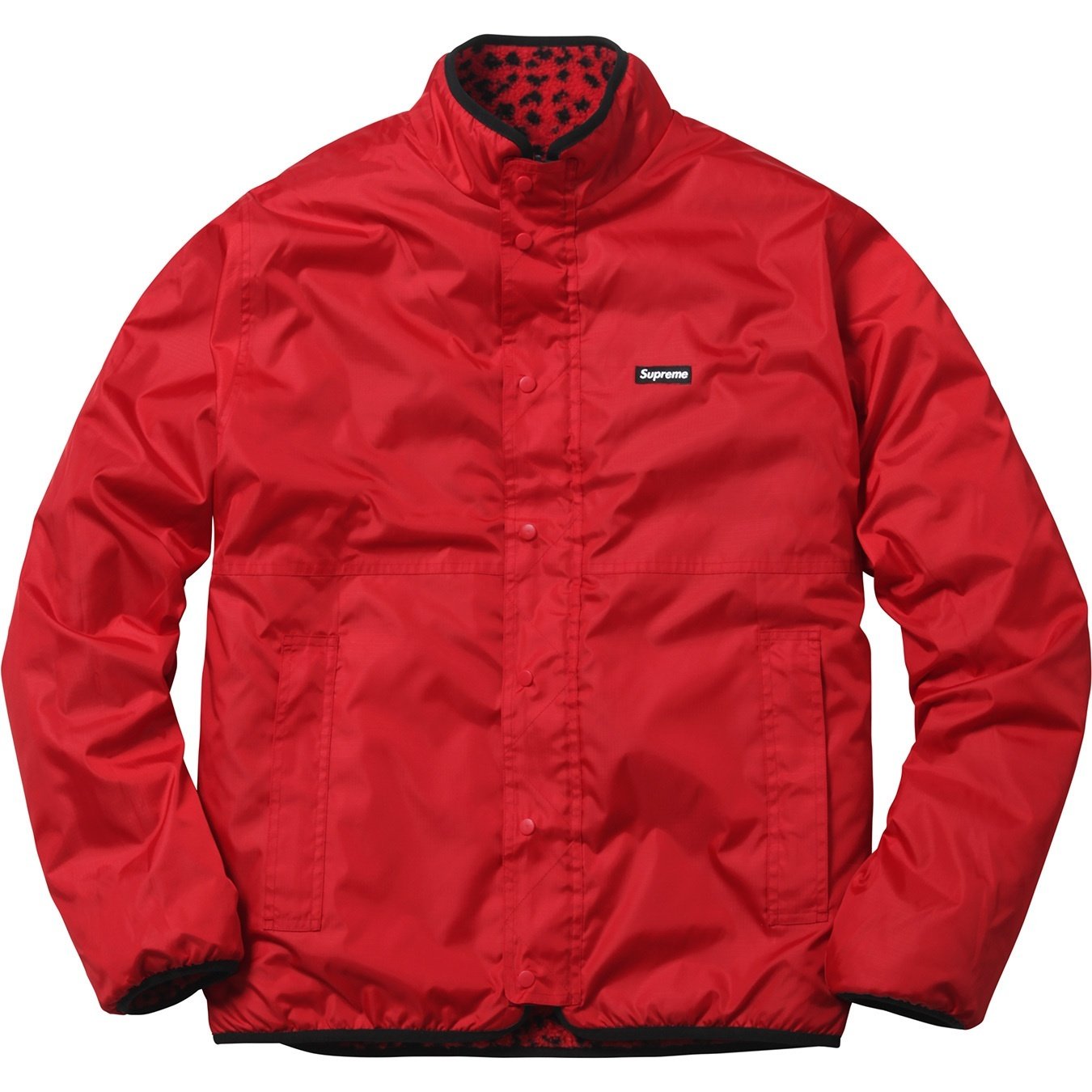 Supreme Leopard Fleece Reversible Jacket (FW17) - $198