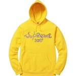 Supreme Brush Logo Hooded Sweatshirt (FW17)