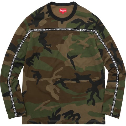 Supreme Tape Stripe L/S Pique Top - Colorway