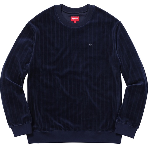 Supreme Ribbed Velour Crewneck - Colorway