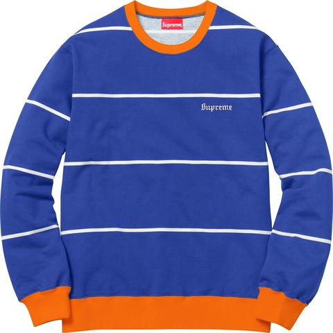 Supreme Striped Crewneck - Colorway
