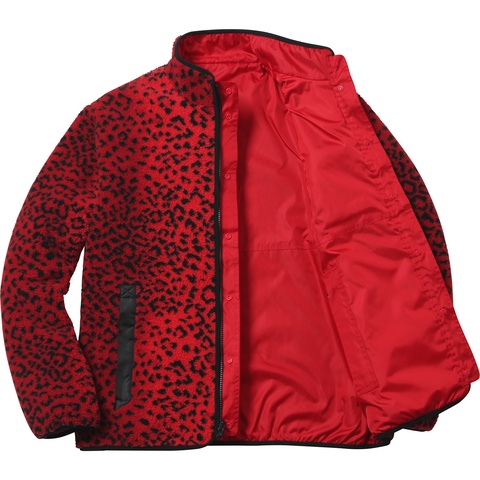 Supreme Leopard Fleece Reversible Jacket - Colorway
