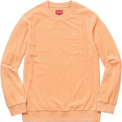 Supreme Ribbed Velour Crewneck - Colorway