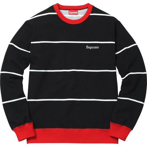 Supreme Striped Crewneck - Colorway