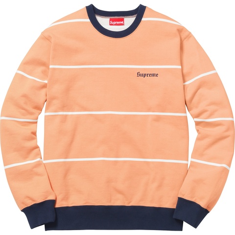 Supreme Striped Crewneck - Colorway