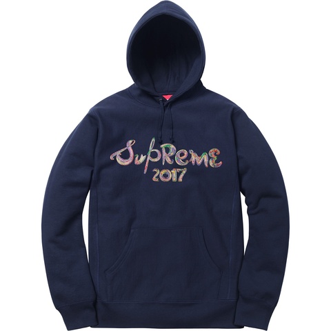 Supreme Brush Logo Hooded Sweatshirt - Colorway