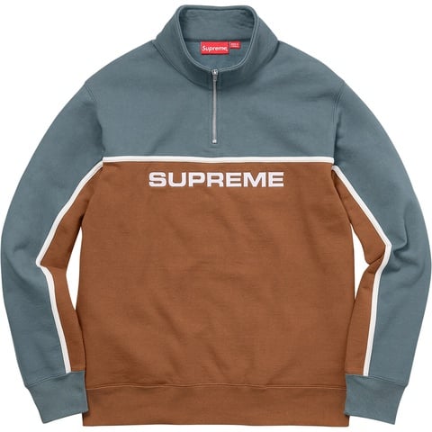 2-Tone Half Zip Sweatshirt - fall/winter 2017 - Supreme
