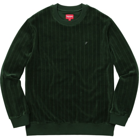 Supreme Ribbed Velour Crewneck - Colorway