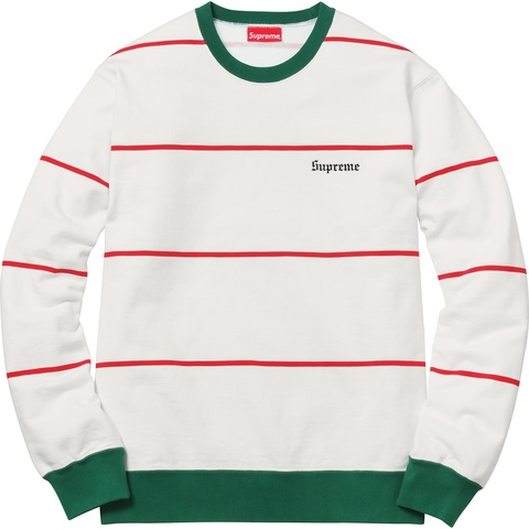 Supreme Striped Crewneck - Colorway