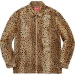 Supreme Cheetah Pile Zip Up Shirt (FW17)