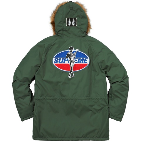 Supreme/HYSTERIC GLAMOUR N-3B Parka - SupremeCommunity